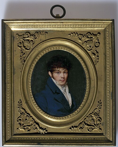 Portrait d'homme jeune, 1806, Charles Guillaume Alexandre Bourgeois