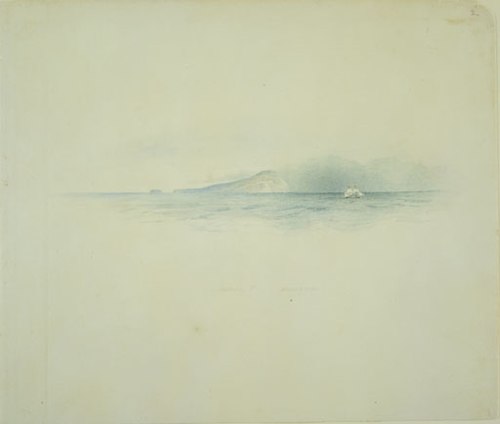 Macauley Island distant 9 miles, 1853, Charles Heaphy