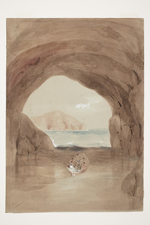 Cave Gt Barrier Id., 1853, Charles Heaphy