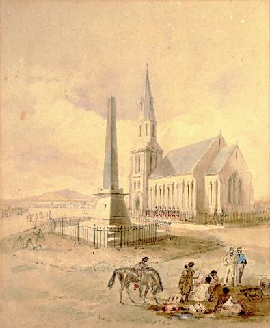 Old Saint Paul's, Auckland, 1853, Charles Heaphy