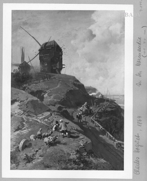 the wind- mill, 1864, Charles Hoguet