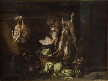 Stilleven met wild, 1860, Charles Hoguet