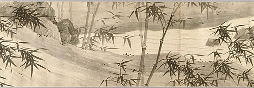 Bamboo-Covered Stream in Spring Rain, 1441, Xia Chang
