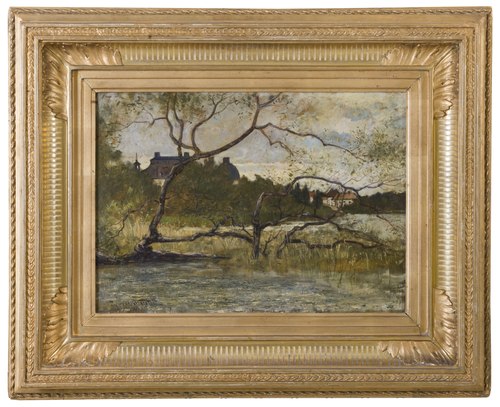 Motif from Drottningholm, 1887, Reinhold Norstedt
