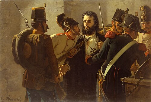 Ugo Bassi in the Comacchio prison, 1867, Carlo Ademollo