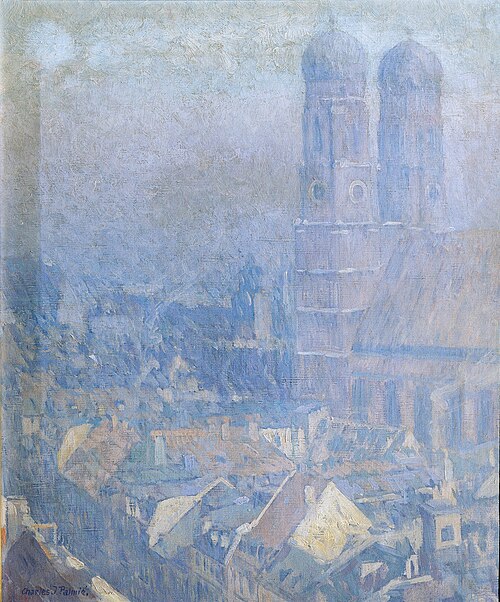 Morgennebel München, 1905, Charles Johann Palmié