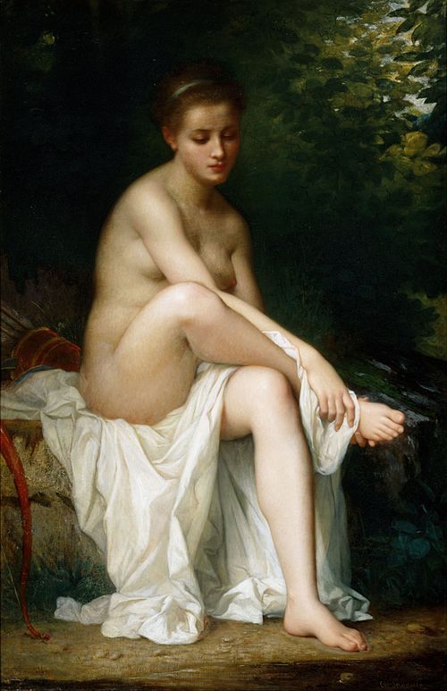 Ismenie, Nymph of Diana, 1878, Charles Landelle