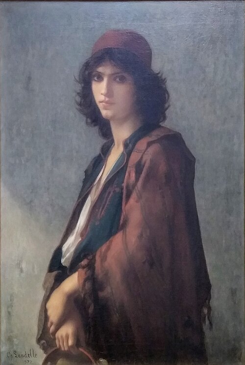 Jeune bohémien serbe, 1872, Charles Landelle