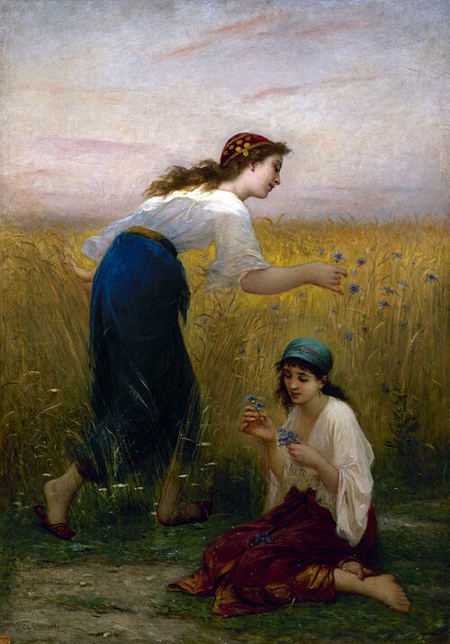 Les Bleuets, 1882, Charles Landelle