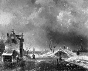 IJsgezicht, 1860, Charles Leickert