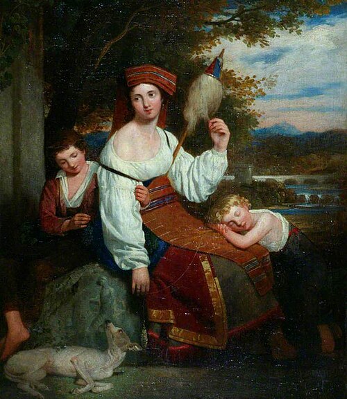An Italian Contadina and Her Children, 1823, Charles Lock Eastlake