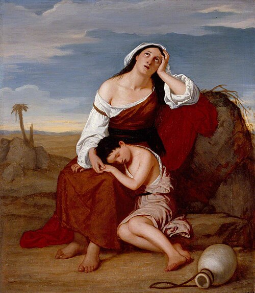 Hagar and Ishmael, 1830, Charles Lock Eastlake