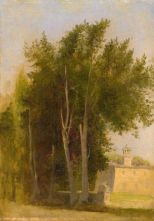 Cypresses at L’Ariccia, Italy, , Charles Lock Eastlake