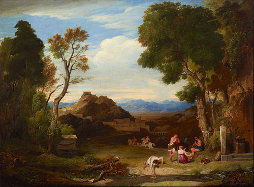 An antique rural scene, 1827, Charles Lock Eastlake