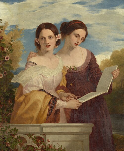 The Sisters, 1844, Charles Lock Eastlake