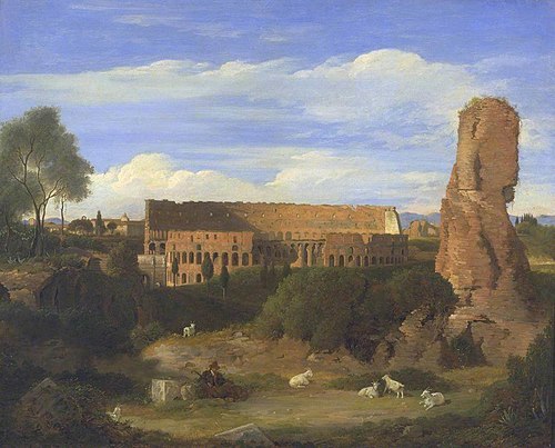 The Colosseum from the Campo Vaccino, 1822, Charles Lock Eastlake