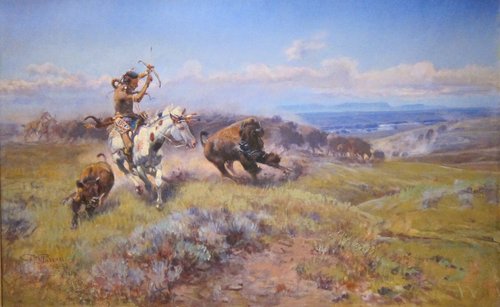 Fighting Meat, 1919, Charles Marion Russell