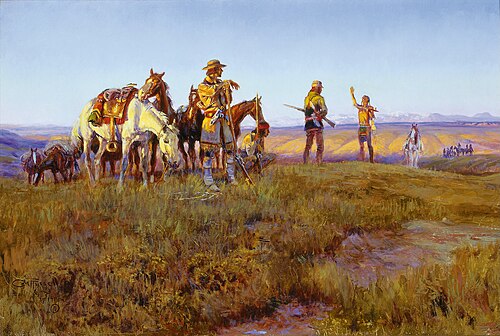 Wildman’s Truce – Pipe Of Peace, 1914, Charles Marion Russell