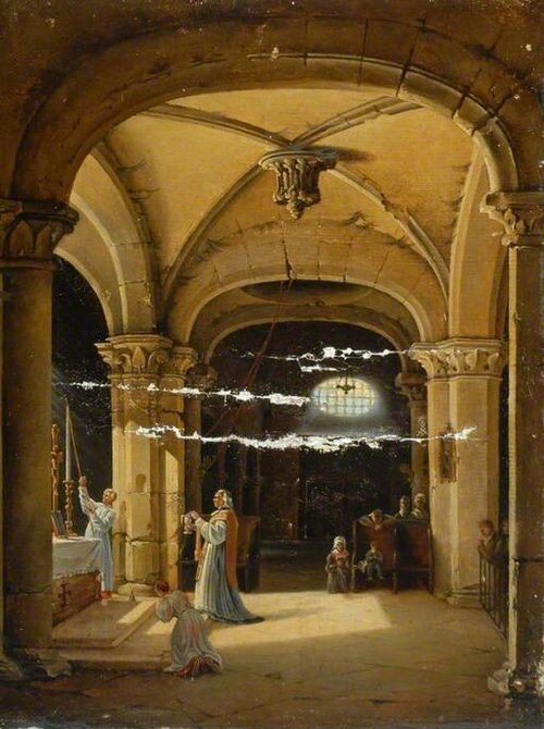 Interior of a Church, , Charles Marie Bouton