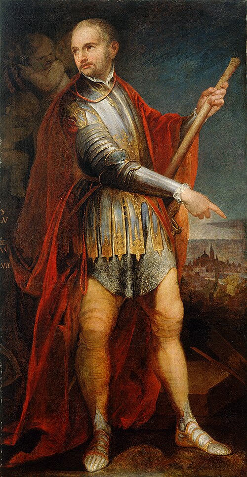Fantazijski portret vojaškega poveljnika, 1650, Andrea Celesti