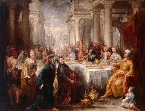 Le Festin de Balthazar, 1705, Andrea Celesti