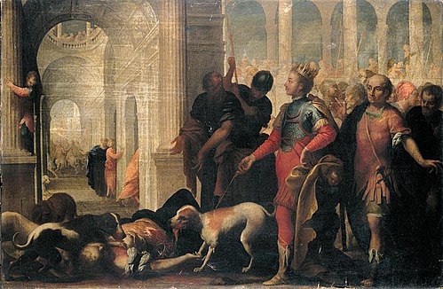 Queen Jezabel Being Punished by Jehu, 1650, Andrea Celesti