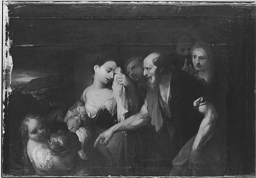 Vertreibung der Hagar (Kopie nach), , Andrea Celesti