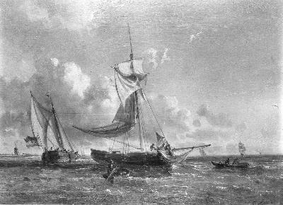 Een kabbelend water, 1840, Charles Louis Mozin