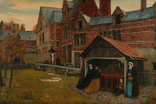 God's Houses, Maestricht, 1870, Charles Napier Hemy