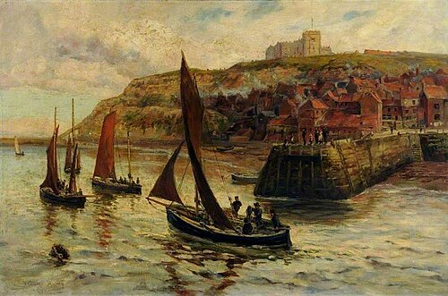 Whitby, North Yorkshire, 1876, Charles Napier Hemy