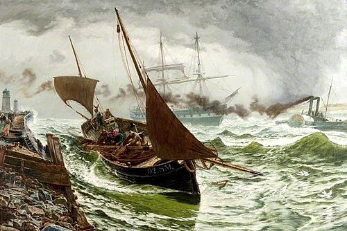 Saved, 1880, Charles Napier Hemy