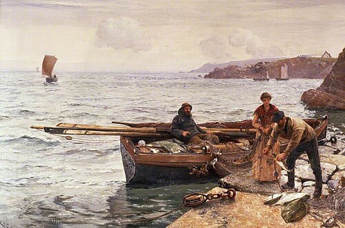Crabbers Bait, 1891, Charles Napier Hemy
