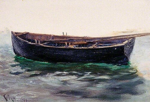 Study of a Boat, 1901, Charles Napier Hemy