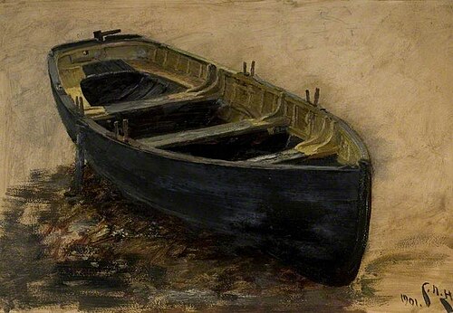 Study of a Boat, 1901, Charles Napier Hemy
