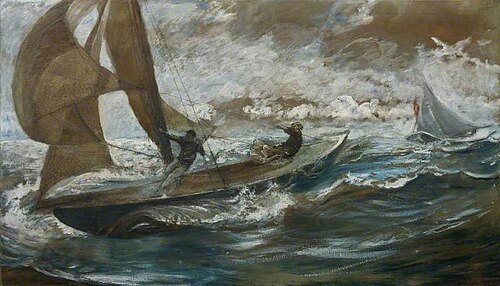 Haul Aft!, , Charles Napier Hemy