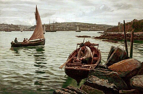 Oyster Dredging, , Charles Napier Hemy