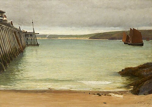 St Ives Harbour, Cornwall, , Charles Napier Hemy