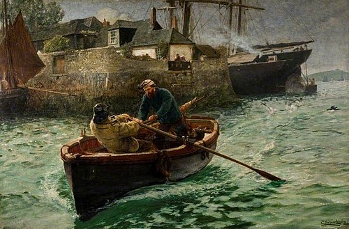 Homeward, 1885, Charles Napier Hemy
