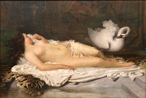 Léda et le cygne, 1850, Charles Nègre