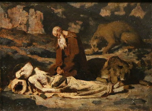 La mort de saint Paul., 1848, Charles Nègre