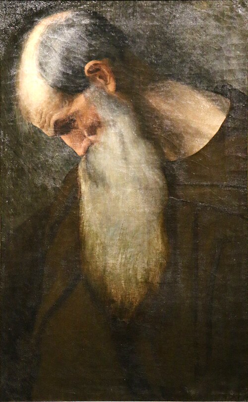 Etude de tête de moine., 1848, Charles Nègre
