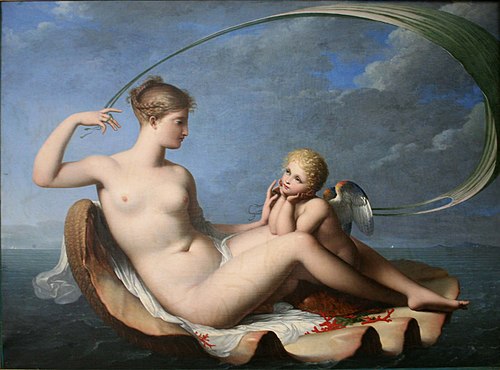 Vénus et Eros, 1810, Charles Paul Landon