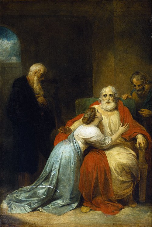 The Awakening of King Lear, 1792, Robert Smirke