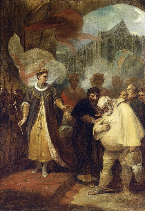 Falstaff rebuked, 1795, Robert Smirke