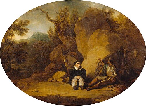 Don Quixote and Sancho Panza, 1793, Robert Smirke