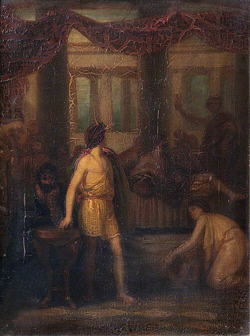The Slaughter of the Suitors of Penelope, , Robert Smirke