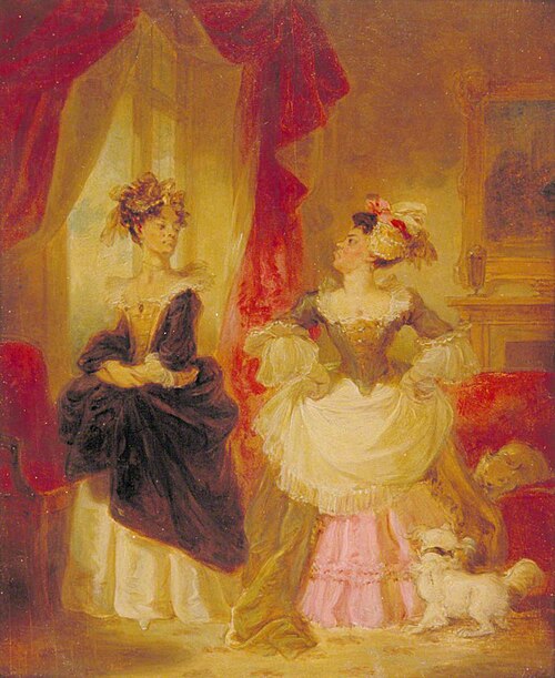 The Rivals, 1827, Robert Smirke