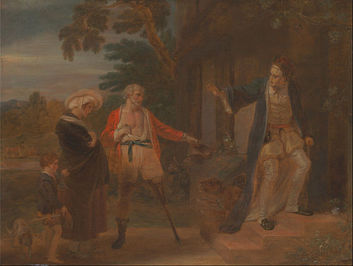 The Seven Ages of Man: The Pantaloon, 'As You Like It,' II, vii, 1799, Robert Smirke