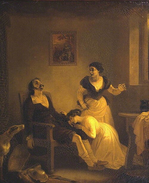 Don Quixote at Home, after the Termination of his Second Sally, , Robert Smirke