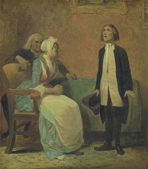Scene from Bickerstaffe’s Play ‘The Hypocrite’, Adapted from Colly Cibber’s ‘Non Juror’, , Robert Smirke